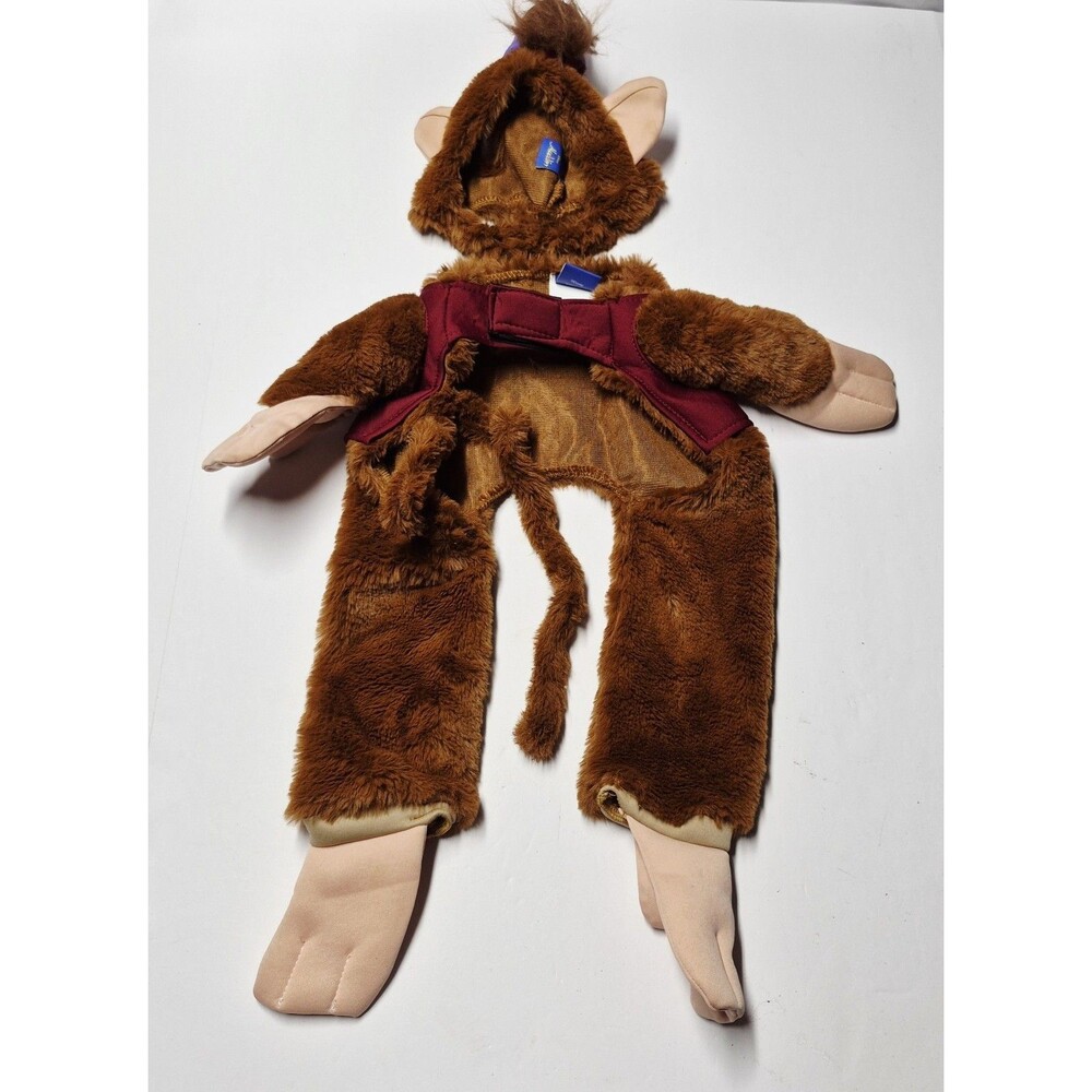 Disney Aladdin Abu Monkey Pet Dog Costume Large Rubies Halloween L